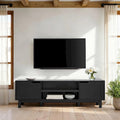 Meuble TV moderne avec portes à cadre