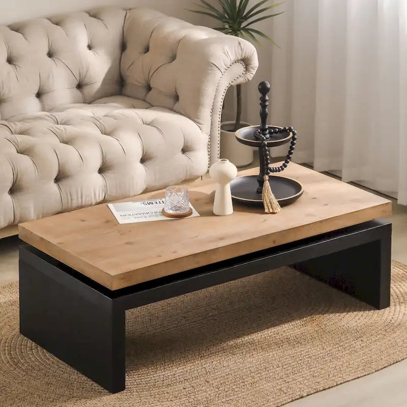 Haut de meuble pour bureau Credenza - Cerisier sélectionné