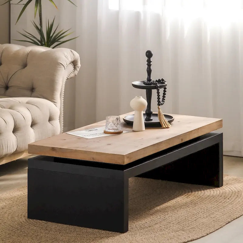 Haut de meuble pour bureau Credenza - Cerisier sélectionné