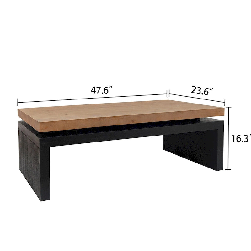 Haut de meuble pour bureau Credenza - Cerisier sélectionné