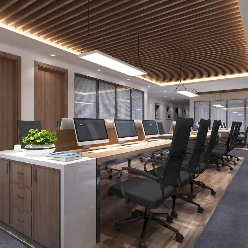 Fauteuil de bureau moderne à dossier haut en cuir PU nervuré, inclinable pour salle de conférence, ordinateur, chef, tâche de direction, patron