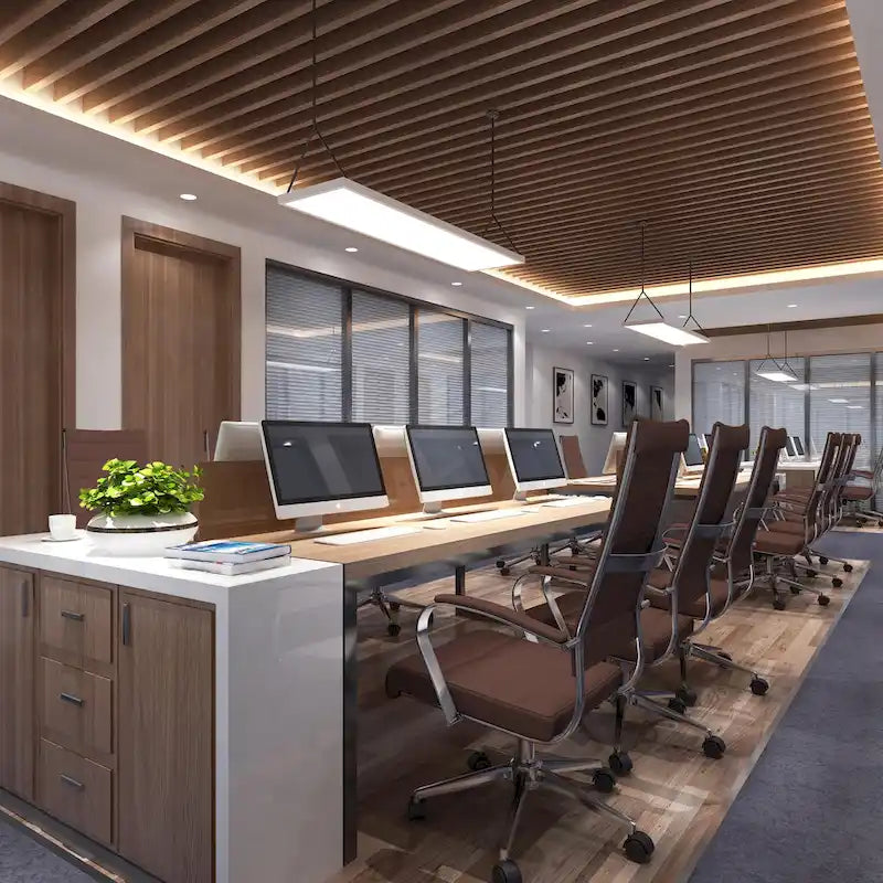 Fauteuil de bureau moderne à dossier haut en cuir PU nervuré, inclinable pour salle de conférence, ordinateur, chef, tâche de direction, patron