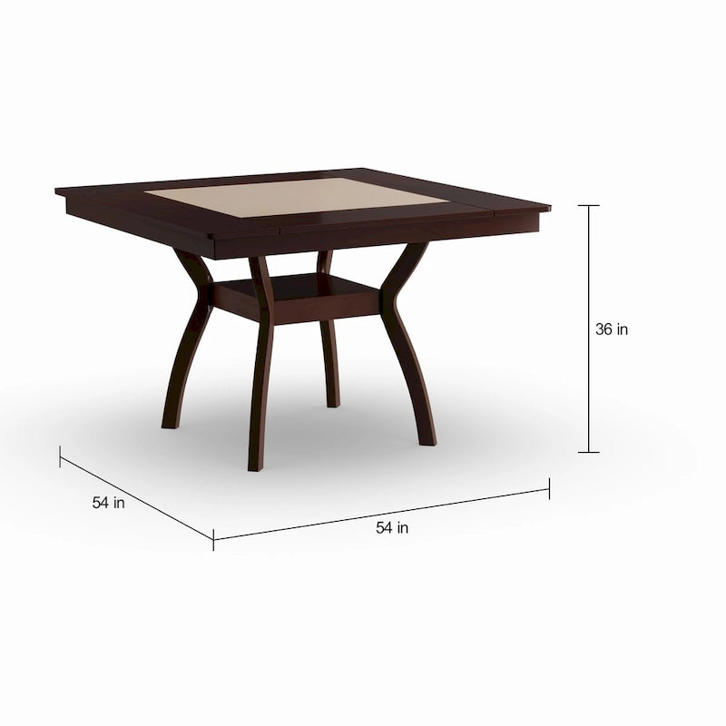 Table à hauteur de comptoir contemporaine de 137 cm