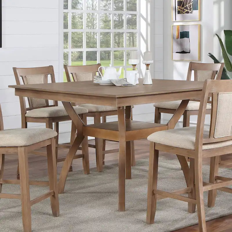 Table à hauteur de comptoir contemporaine de 137 cm