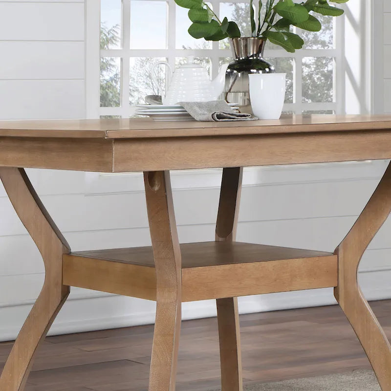 Table à hauteur de comptoir contemporaine de 137 cm
