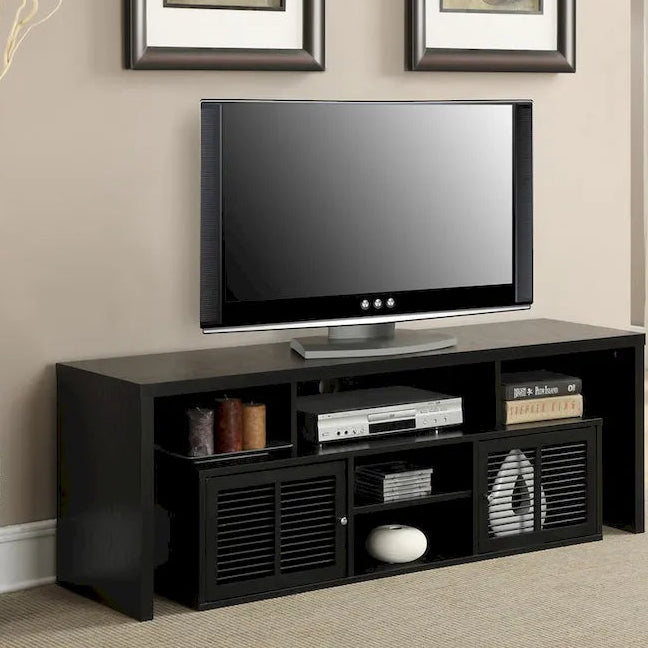 Convenience Concepts Lexington 65 inch TV Stand with Storage Cabinets and Shelves