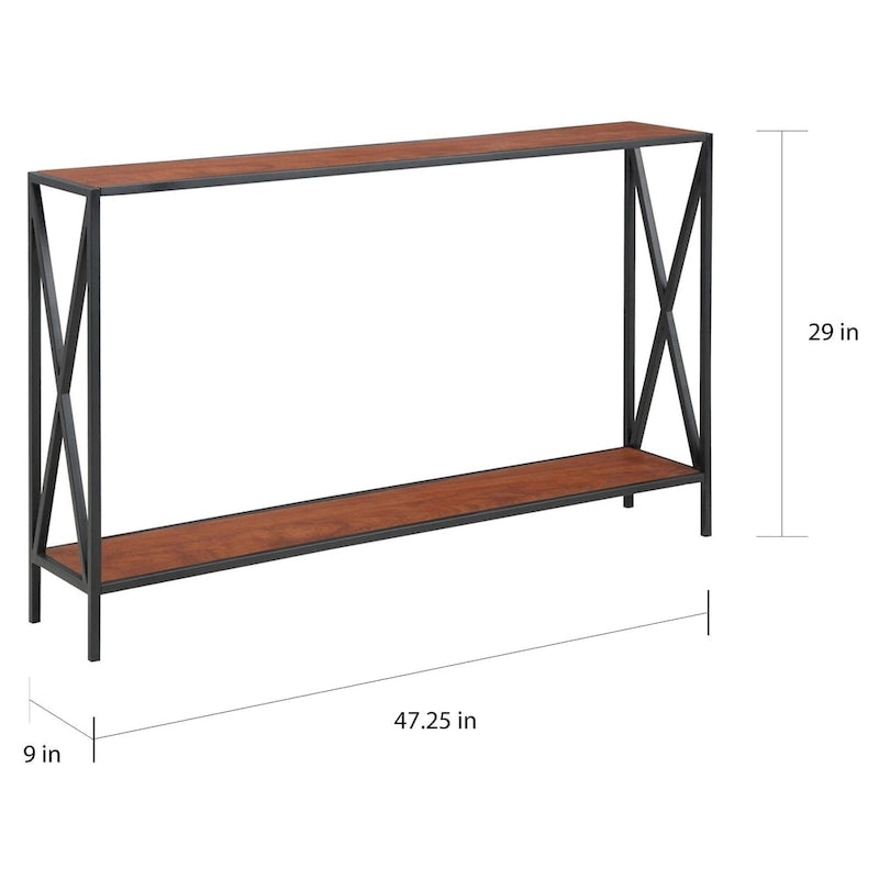 Table d'appoint Iron Top - Or, 14 larg. x 21 long. x 25 haut.