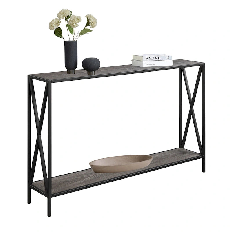 Table d'appoint Iron Top - Or, 14 larg. x 21 long. x 25 haut.