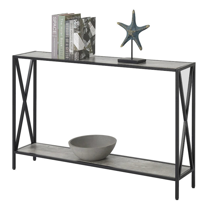 Table d'appoint Iron Top - Or, 14 larg. x 21 long. x 25 haut.