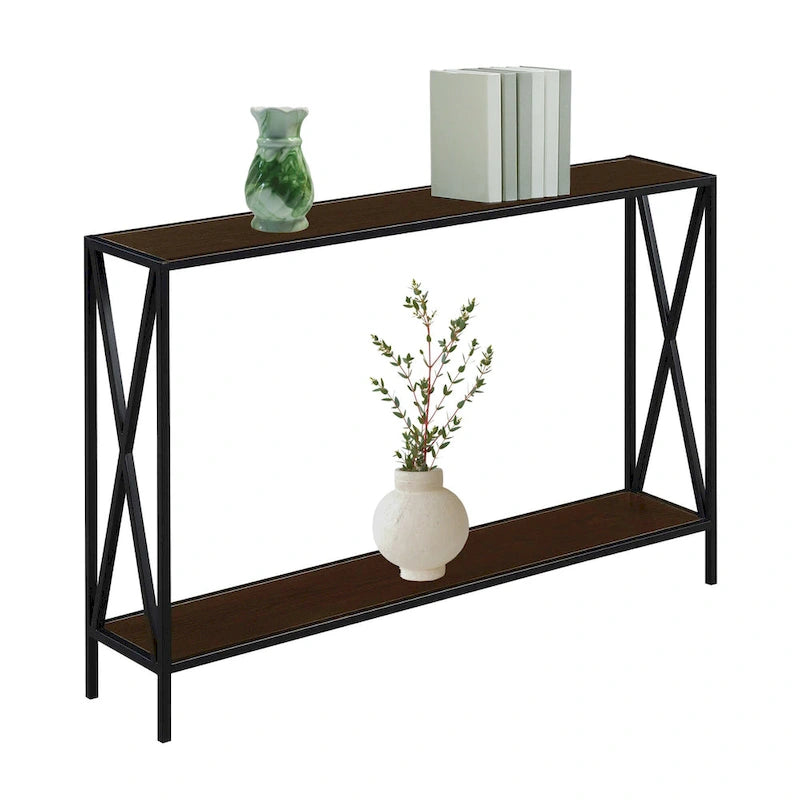 Table d'appoint Iron Top - Or, 14 larg. x 21 long. x 25 haut.