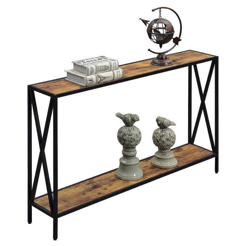 Table d'appoint Iron Top - Or, 14 larg. x 21 long. x 25 haut.