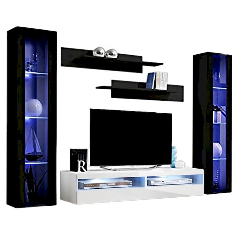 Meuble TV mural flottant moderne 35TV