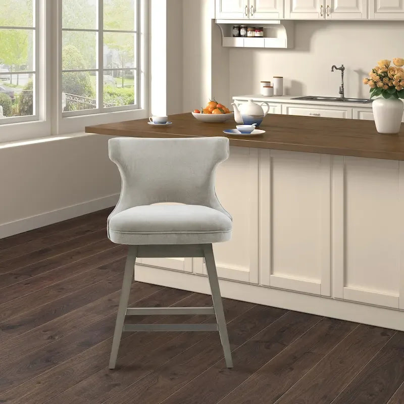 Tabouret de bar pivotant à 360 degrés
