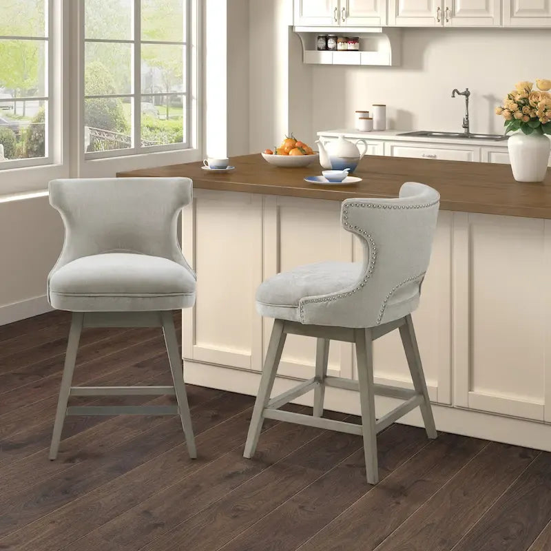 Tabouret de bar pivotant à 360 degrés
