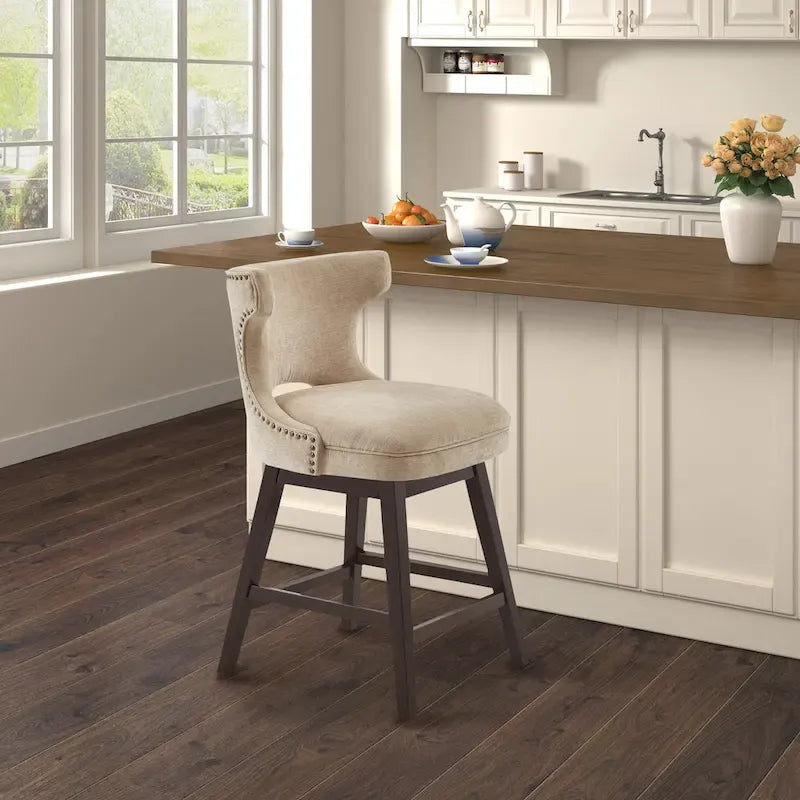 Tabouret de bar pivotant à 360 degrés