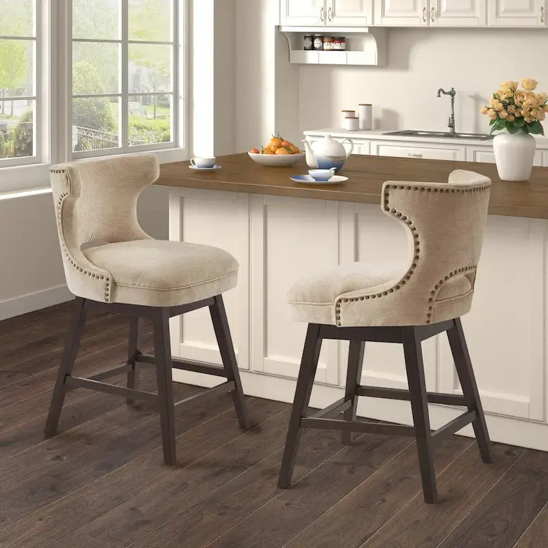 Tabouret de bar pivotant à 360 degrés