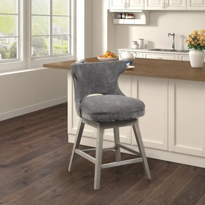 Tabouret de bar pivotant à 360 degrés