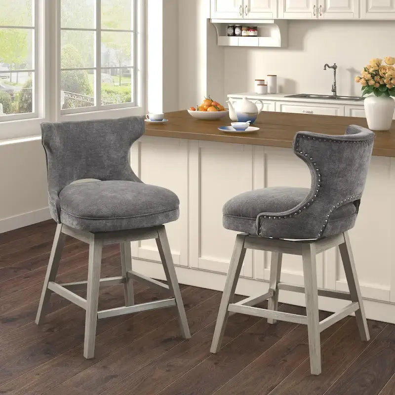 Tabouret de bar pivotant à 360 degrés