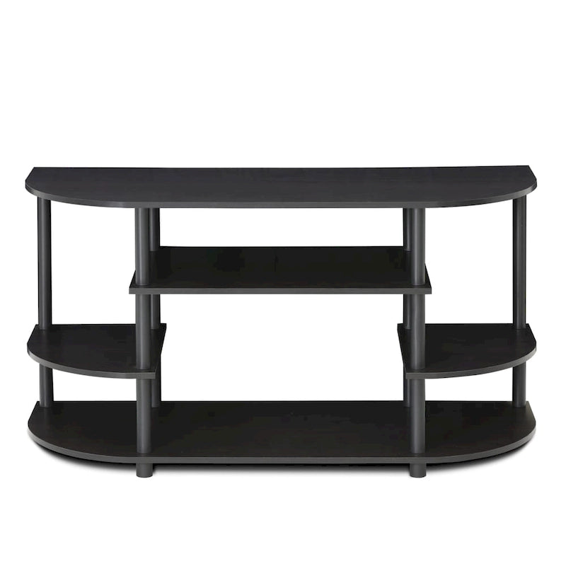 Meuble TV d'angle en MDF marron