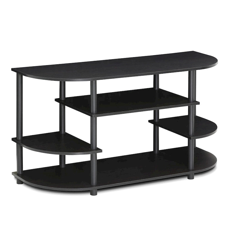Meuble TV d'angle en MDF marron