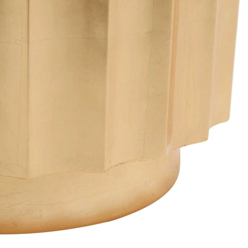 Table d'appoint dorée - 20L x 20P x 20H