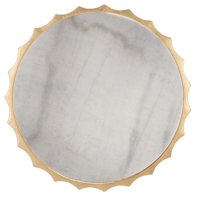 Table d'appoint dorée - 20L x 20P x 20H