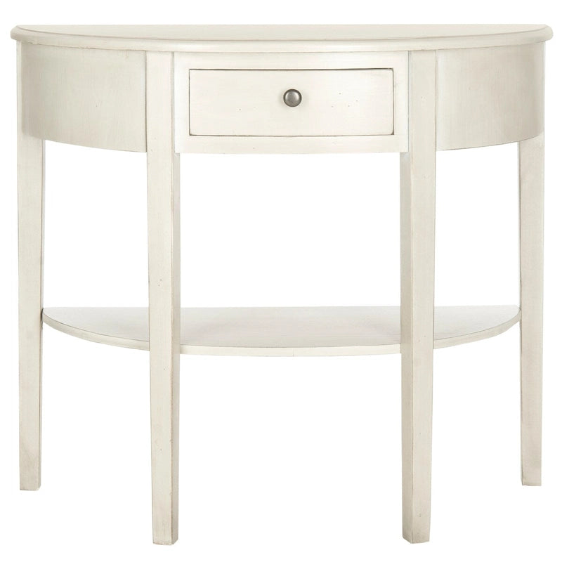 Console en bouleau blanc cassé – 34L x 14P x 30H