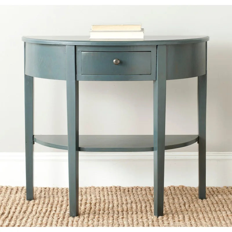 Console en bouleau blanc cassé – 34L x 14P x 30H