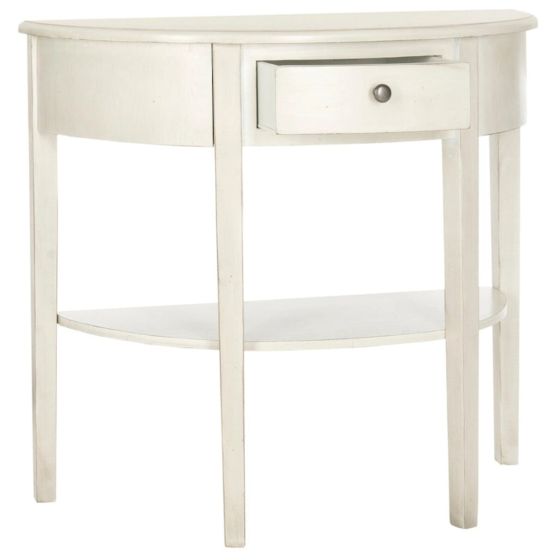 Console en bouleau blanc cassé – 34L x 14P x 30H