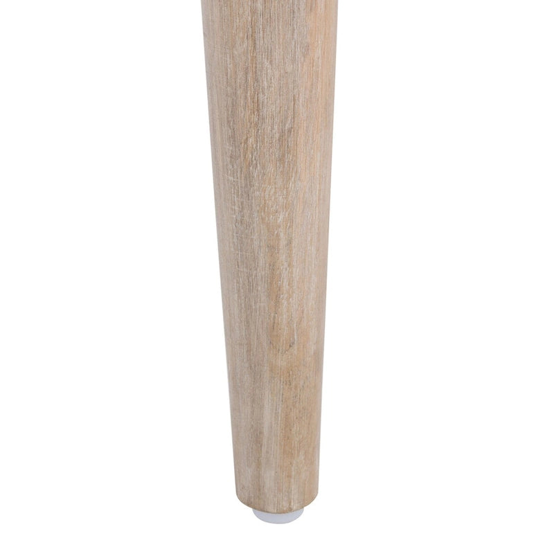 Table d'appoint en bois de manguier sculpté - 17Lx17Px18H