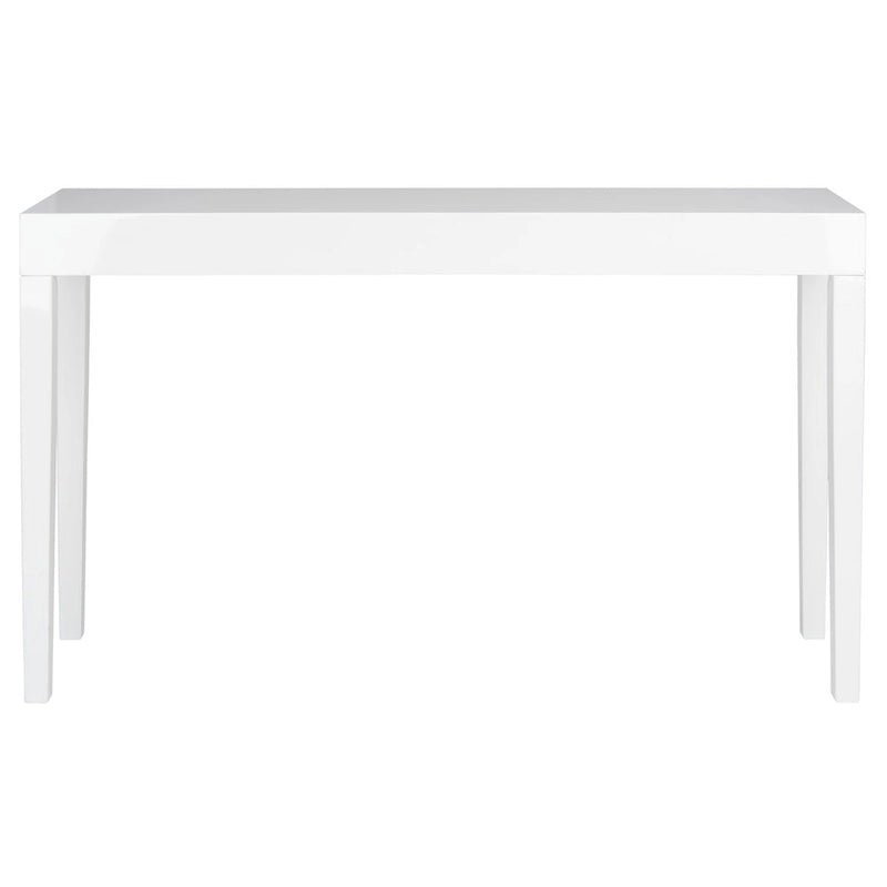 Console laquée blanche - 51Lx13Px32H