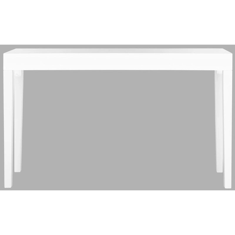 Console laquée blanche - 51Lx13Px32H