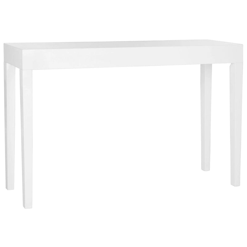 Console laquée blanche - 51Lx13Px32H