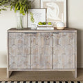 Meuble d'appoint 3 portes en bois, buffet de rangement