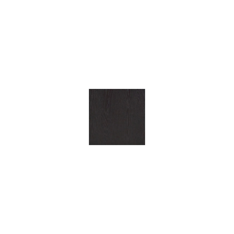 Table d'appoint noire avec détails en arc et treillis - 24W x 24D x 22H