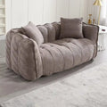 Canapé inclinable moderne en chenille avec mousse haute résilience