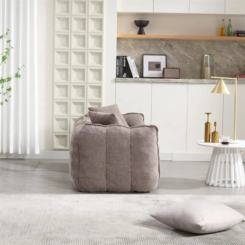 Canapé inclinable moderne en chenille avec mousse haute résilience