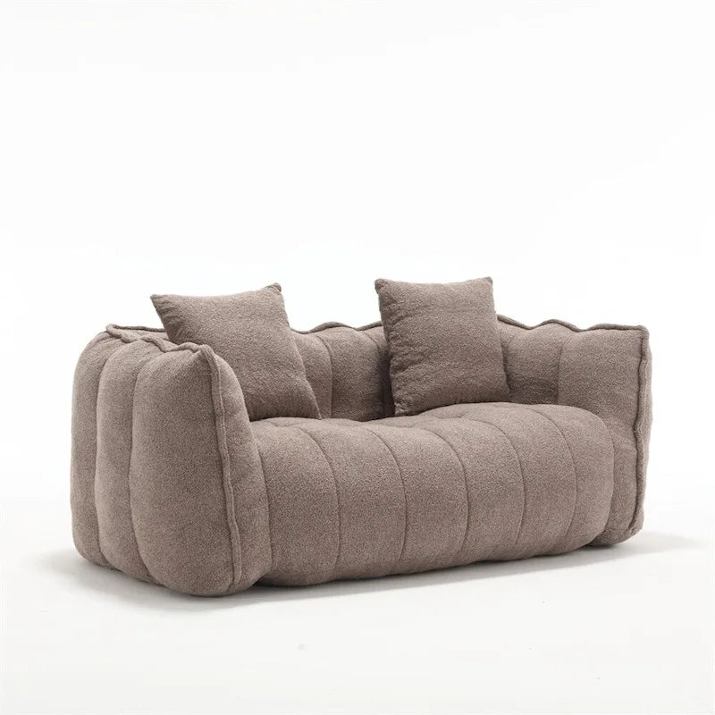 Canapé inclinable moderne en chenille avec mousse haute résilience