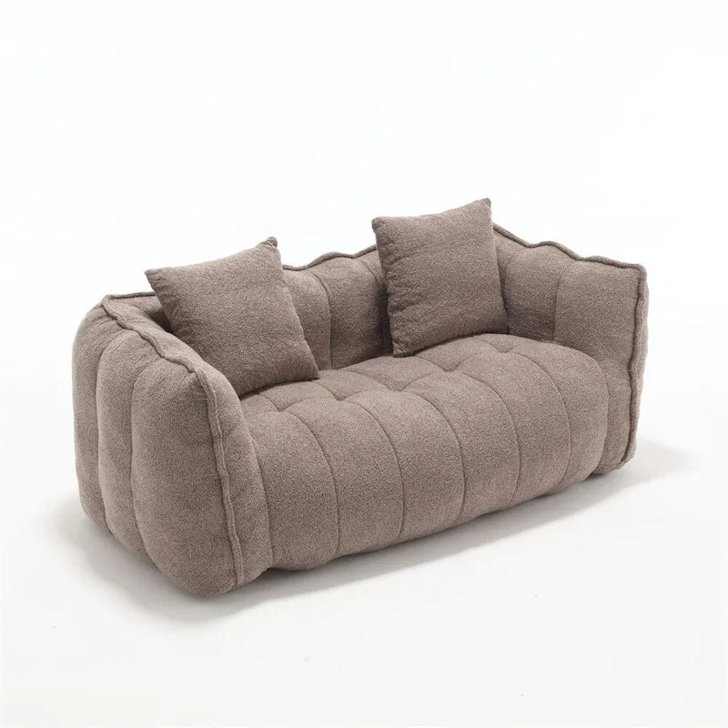 Canapé inclinable moderne en chenille avec mousse haute résilience