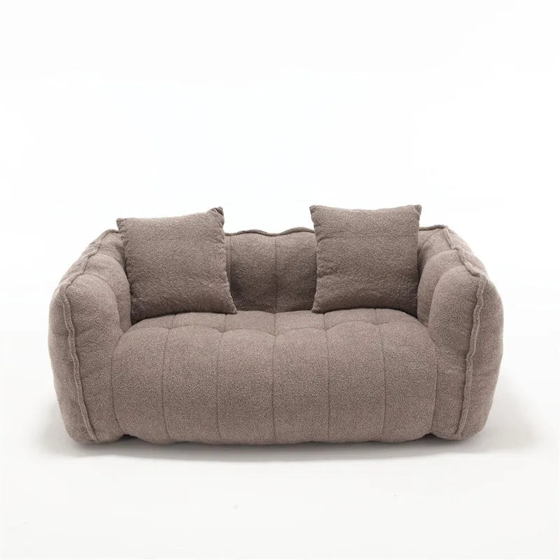 Canapé inclinable moderne en chenille avec mousse haute résilience