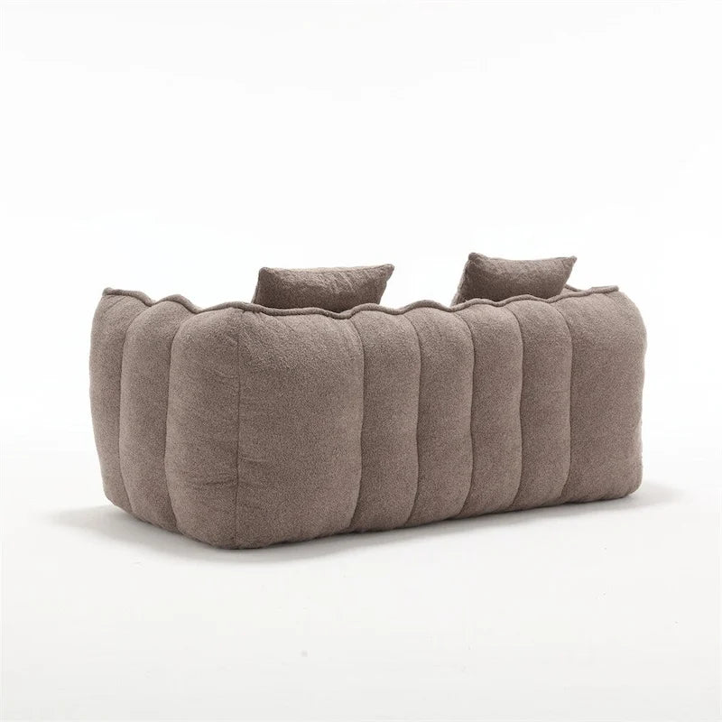 Canapé inclinable moderne en chenille avec mousse haute résilience