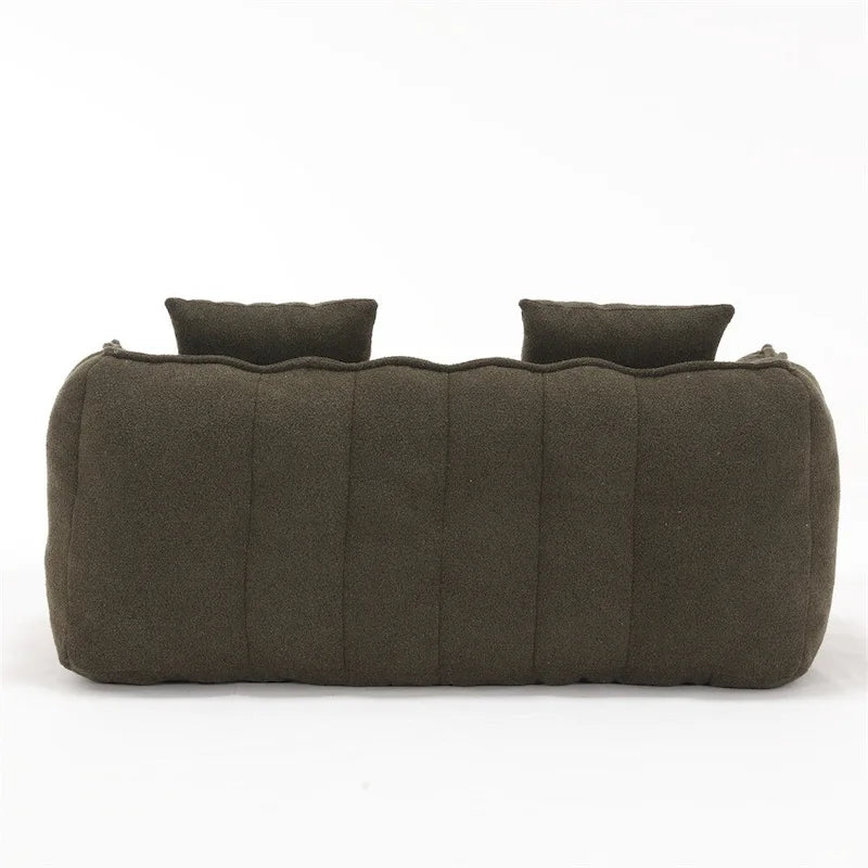 Canapé inclinable moderne en chenille avec mousse haute résilience