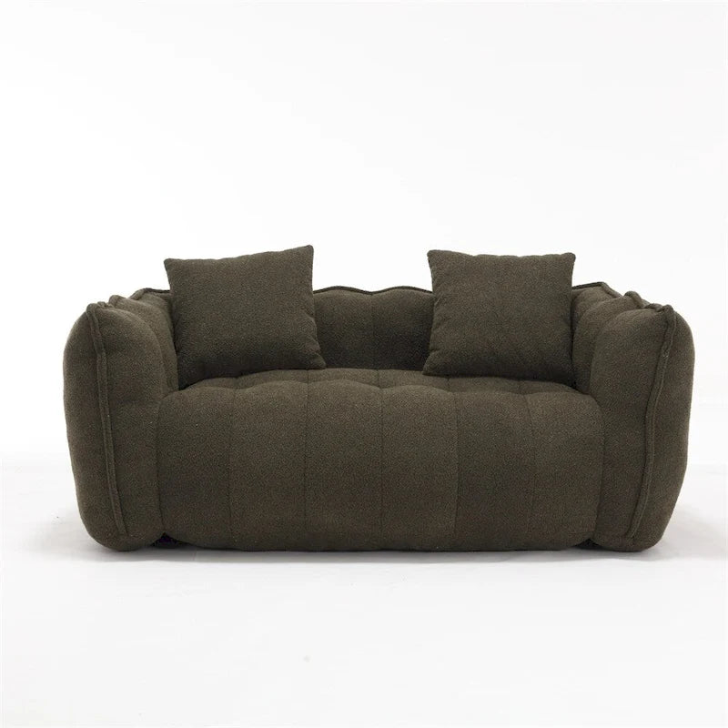 Canapé inclinable moderne en chenille avec mousse haute résilience
